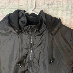 TOTES Rain Coat Men's Size L Black long sleeve